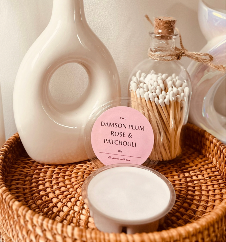 Damsom plum patchouli rose wax melts