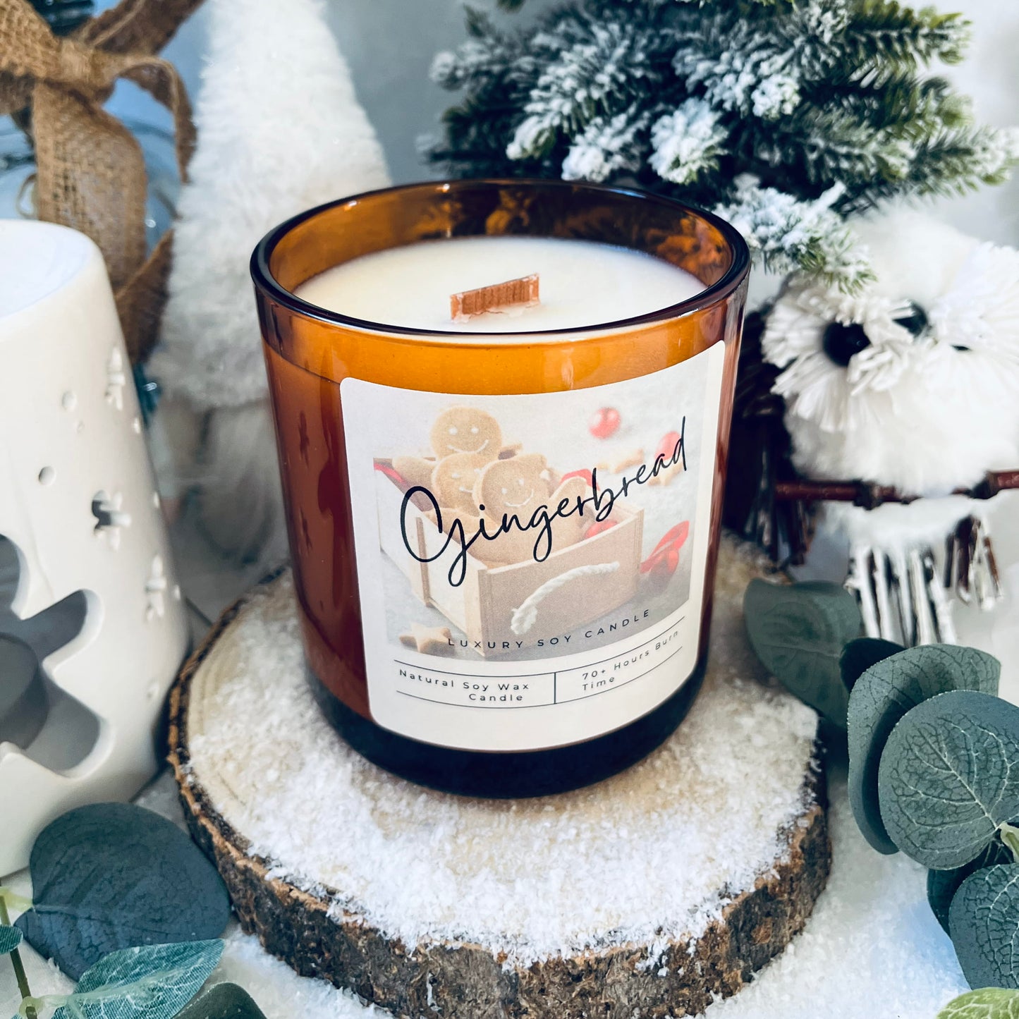 Gingerbread Candle