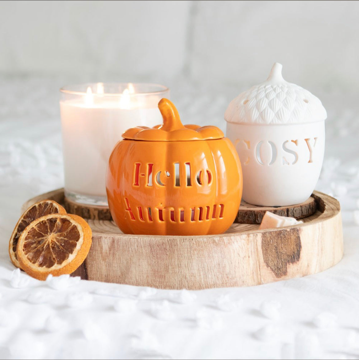 hello autumn wax burner wick goddess