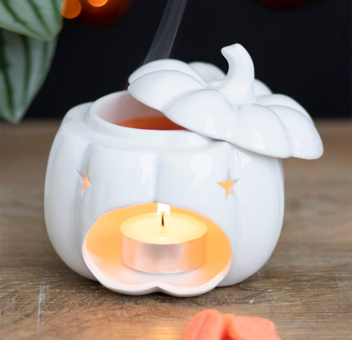pumpkin wax burner