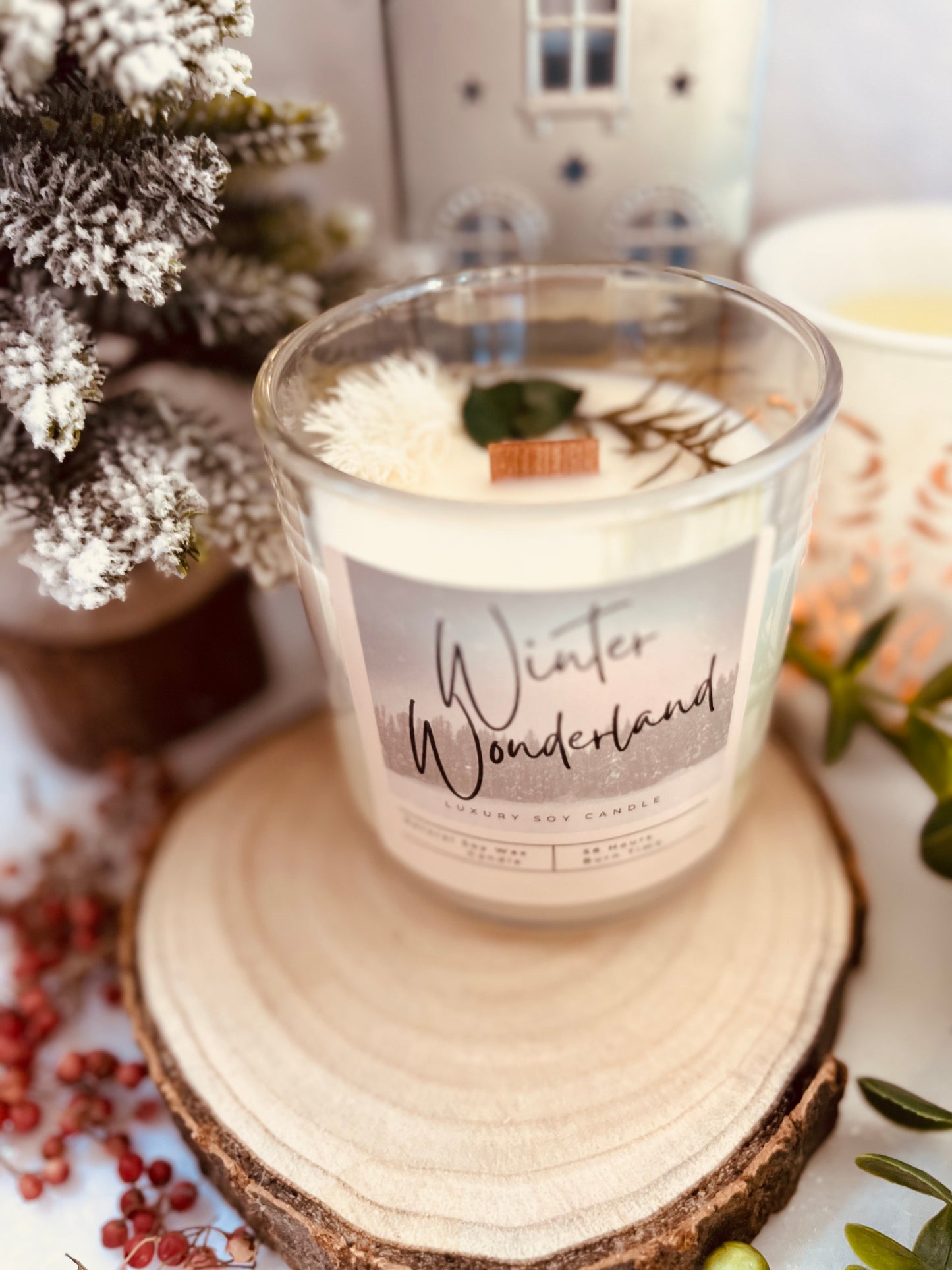 Winter Wonderland Christmas Candle