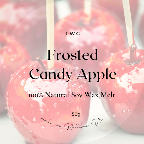 Frosted Red Candy Apple