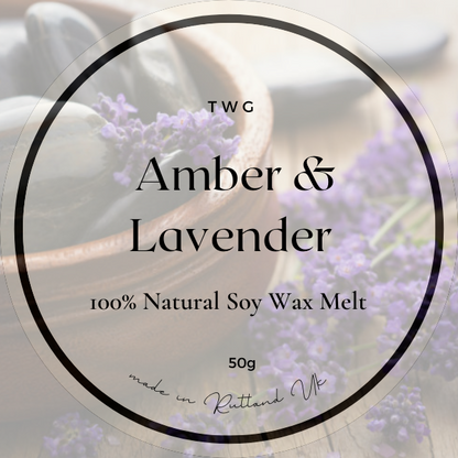Amber & Lavender-Smooth, herbal, and deeply sophisticated.