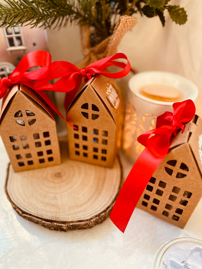 Gingerbread Houses With Christmas Tree Wax Melts