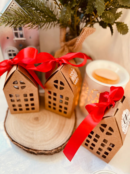 Gingerbread Houses With Christmas Tree Wax Melts