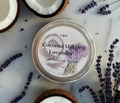 Coconut Milk & Lavender- Pure serenity and "slow-living" bliss.