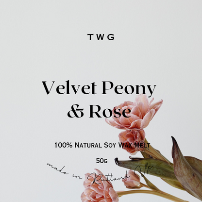Velvet Peony & Rose - Sophisticated, romantic, and eternally chic.