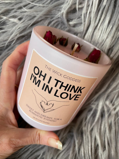 I think im in love candle The Wick Goddess