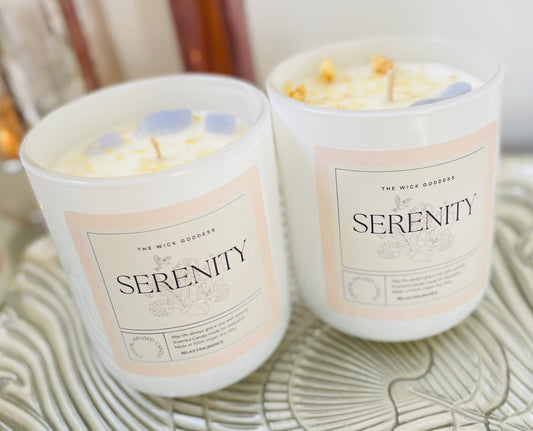 Serenity Crystal Candle - Bringing You That Sense Of Calm