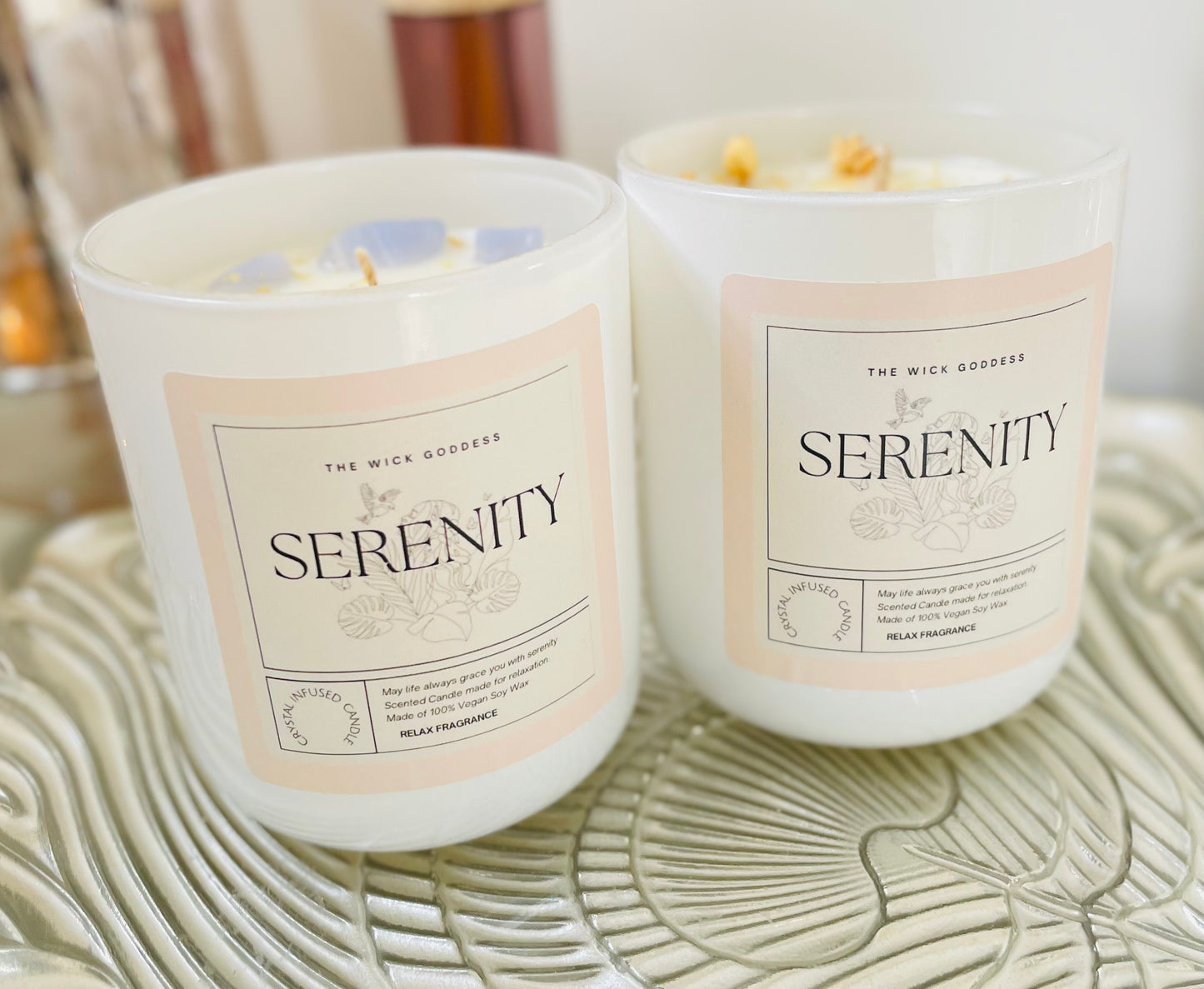 Serenity Crystal Candle - Bringing You That Sense Of Calm